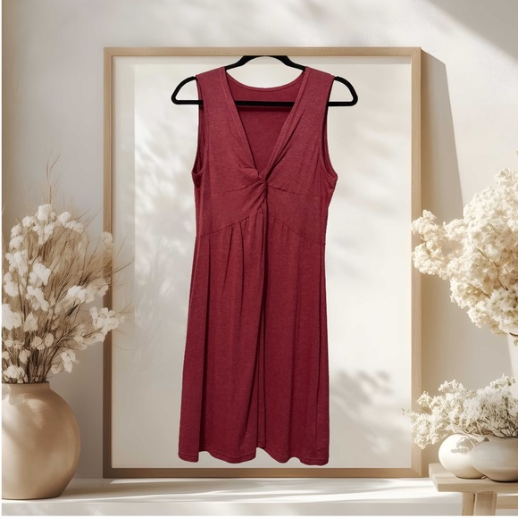 Dresses & Skirts - BOGO! Twist-Front Midi Dress in Dusty Rose